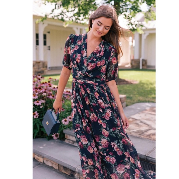 GAL MEETS GLAM X Nordstrom Ashlynn Maxi Dress NWT - Picture 3 of 8